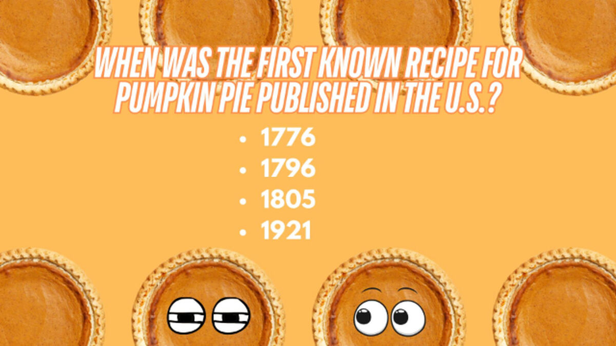 Pumpkin Pie Trivia image number null
